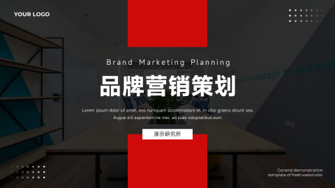 红色高端主义品牌营销策划PPT